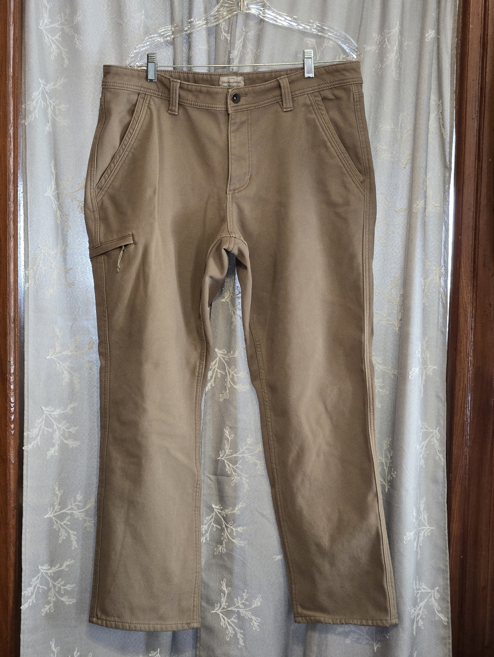 Weatherproof Mens Insulated Brown Cargo Work Pants Size 36x32